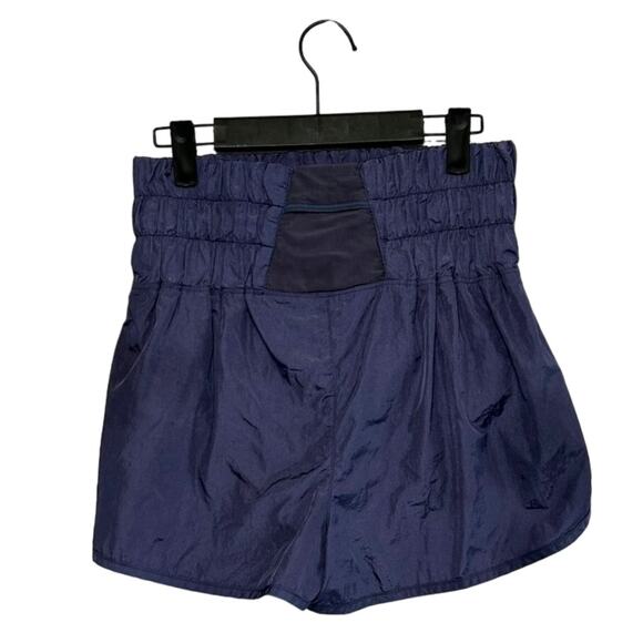 Free People FP Movement The Way Home Shorts Women's Sz M Purple High Rise - Picture 2 of 7